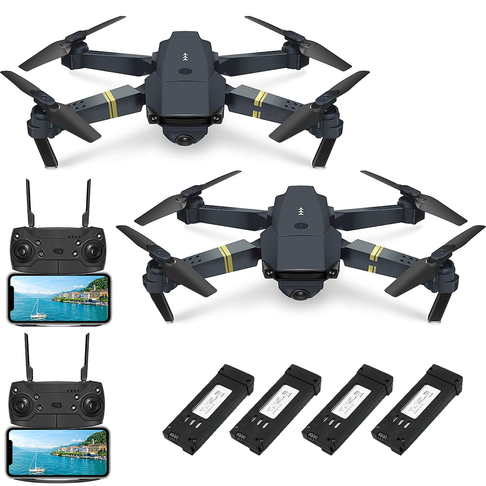 2 Drone Max V2 + 2 Extra Batteries